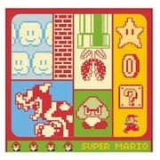 スーパーマリオ ジャガードミニタオル 地上ステージ [キャラクターグッズ]