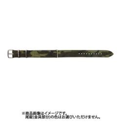 FIFAN003MP [FIF時計バンド ピッグスキン 引き通し 20ミリ 迷彩グリーン]