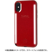 LuMee DUO iPhone X/XS Red Glitter