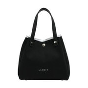 11383 トート Black/Silver LANEVE [トートバッグ 並行輸入品]