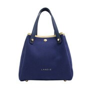 11383 トート Navy/Gold LANEVE [トートバッグ 並行輸入品]