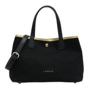 11392 トート Black/Gold LANEVE [トートバッグ 並行輸入品]