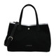 11392 トート Black/Silver LANEVE [トートバッグ 並行輸入品]