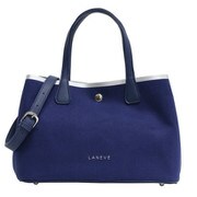 11392 トート Navy/Silver LANEVE [トートバッグ 並行輸入品]