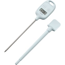 デジタル温度計 料理用 スティックタイプ（デジタル式） 測定範囲：-50～240℃ ホールド機能 マグネット付き ブルー TT-584-BL