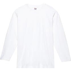 00102 CVL ホワイト 150 [5.6oz天竺ヘビーウェイトロングスリーブTシャツ キッズ ジュニア]
