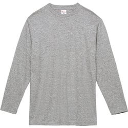 00102 CVL 杢グレー S [5.6oz天竺ヘビーウェイトロングスリーブTシャツ]