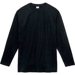 00102 CVL ブラック S [5.6oz天竺ヘビーウェイトロングスリーブTシャツ]