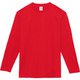 5.6oz天竺ヘビーウェイトロングスリーブTシャツ 00102 CVL レッド XS