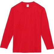 00102 CVL レッド S [5.6oz天竺ヘビーウェイトロングスリーブTシャツ]