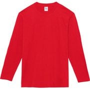 00102 CVL レッド M [5.6oz天竺ヘビーウェイトロングスリーブTシャツ]