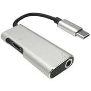 USB-Cオーディオ変換アダプタ 充電ポート搭載 AE221