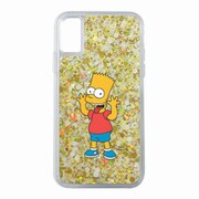 グリッターケース シンプソンズ iPhone Xs/X BART-GD