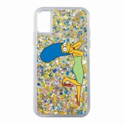 グリッターケース シンプソンズ iPhone Xs/X MARGE-Mix