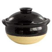 伊賀焼 耐熱 古伊賀 ご飯鍋 天目釉(黒) 80461