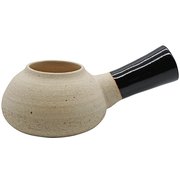 60101 [伊賀焼 耐熱 焙じ器 白]