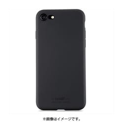 13843 [ソフトタッチシリコーンケース iPhone SE（第2世代）/8/7 4.7インチ用 Black]