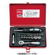 2275 1/4”(6.35mm)SQ.ソケットセット19ケクミ [ソケットビット（電動用）]
