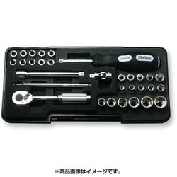 P2258M 1/4”(6.35mm)SQ.ソケットセット31ケクミ [ソケットビット（電動用）]