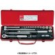 3200M 3/8”(9.5mm)SQ.ソケットセット18ケクミ(ミリサイズ) [ソケットビット（電動用）]