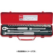 3206A 3/8”(9.5mm)SQ.ソケットセット17ケクミ(インチサイズ) [ソケットビット（電動用）]