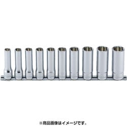RS4310M/10 1/2”(12.7mm)SQ.サーフェイスディープソケットレールセット10ケクミ [ソケットビット（電動用）]