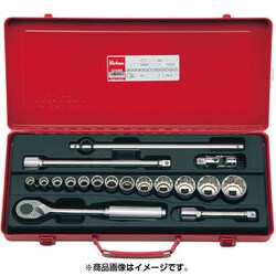4250M 1/2”(12.7mm)SQ.12カクソケットセット18ケクミ [ソケットビット（電動用）]