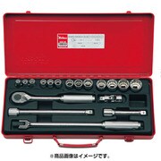4261M 1/2”(12.7mm)SQ.12カクソケットセット18ケクミ [ソケットビット（電動用）]