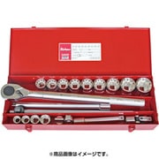 6260M 3/4”(19mm)SQ.ソケットセット20ケクミ(ミリサイズ) [ソケットビット（電動用）]