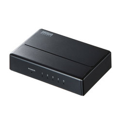 ギガビット対応 スイッチングハブ 5ポート・マグネット付き LAN-GIGAP501BK