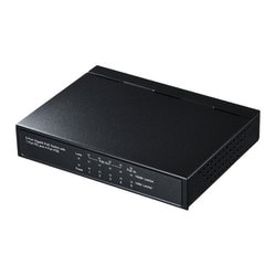 ギガビットスイッチングハブ 5ポート・PoE受電給電両対応 LAN-GIH5PSEPD