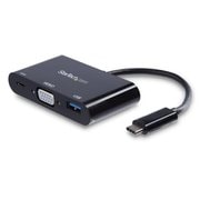 USB type-C接続VGA変換アダプタ USB PD対応 1x USB-Aポート CDP2VGAUACP