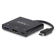 USB Type-C接続HDMIディスプレイ変換アダプタ ブラック USB 3.0ポート 60W USB Power Delivery CDP2HDUACP