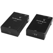 Cat5/Cat6使用1ポートUSB 2.0エクステンダー延長器 最大50m USB2001EXTV