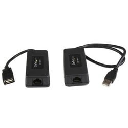 Cat5e/Cat6使用1ポートUSBエクステンダー延長器 カテゴリ5e/6タイプUSB Ranger 最大40mまで延長 USB110EXT2