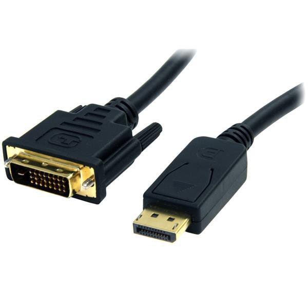 DP2DVI2MM6 [DisplayPort - DVI変換ケーブル 1.8m ディスプレイポート（オス） - DVI - D（オス） 1920x1200]