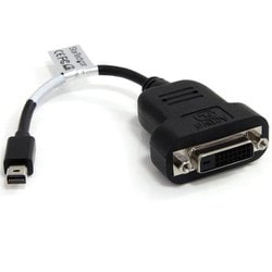 Mini DisplayPort - DVIアクティブ変換アダプタ mini DP（オス） - DVI - D（メス） 1920x1200 MDP2DVIS