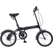 折りたたみ自転車 16インチ マットブラック M-100 BK