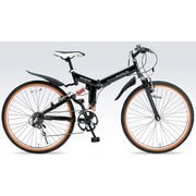 折畳自転車 ATB 26インチ 6段ギア Wサスペンション M-670BK