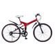 折畳自転車 ATB 26インチ 6段ギア Wサスペンション M-671RD