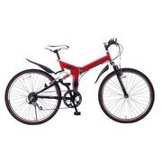 折畳自転車 ATB 26インチ 6段ギア Wサスペンション M-671RD