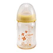 PPSU広口哺乳瓶 160mL（イエロー）