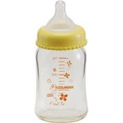 ガラス製広口哺乳瓶 150mL（イエロー）