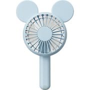 3WAYディズニーハンディファン DCモーター 充電式/USB電源 風量3段階 上下風向調節 ブルー FWSU-94B (BL)