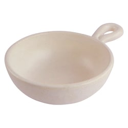 萬古焼 耐熱 手付 耐熱 ボウル 白 11261