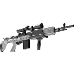 LittleArmory LA051 Mk14Mod0 EBRタイプ [1/12スケール ランナーキット（無彩色） フィギュア 全長750mm]