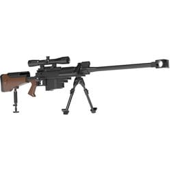 LittleArmory LA052 ヘカート2タイプ [1/12スケール ランナーキット（無彩色） フィギュア 全長750mm]