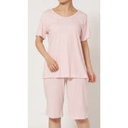 Gemmy Days メガネプリントTシャツ×パンツセット Mサイズ ピンク LR706321