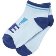CS706963 [KIDS アンクレットソックス 柄 サックス]