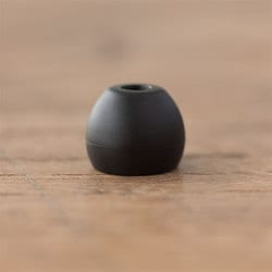 イヤピース Eタイプ BLACK＋BLACK赤軸 LLサイズ 6個 FI-EPEBLBL2LL4